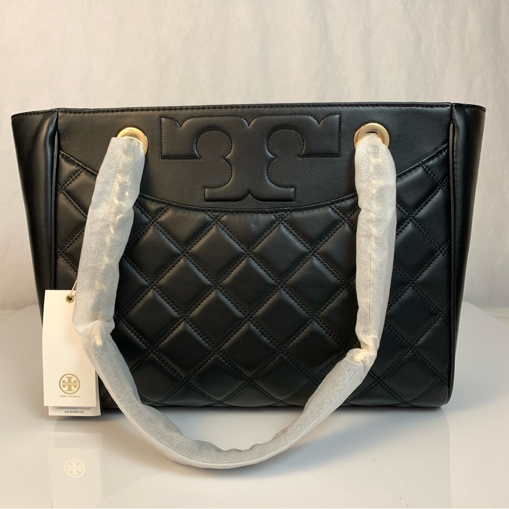 Tory Burch Savannah Small Flat Tote Bag - Picture 4 of 11